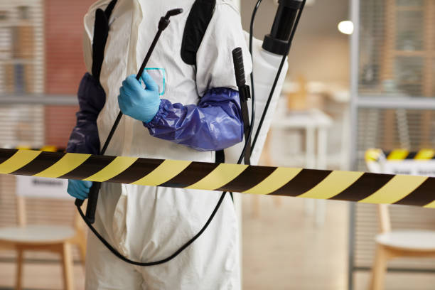 Professional Blood Cleanup technician working in Maysville, AR